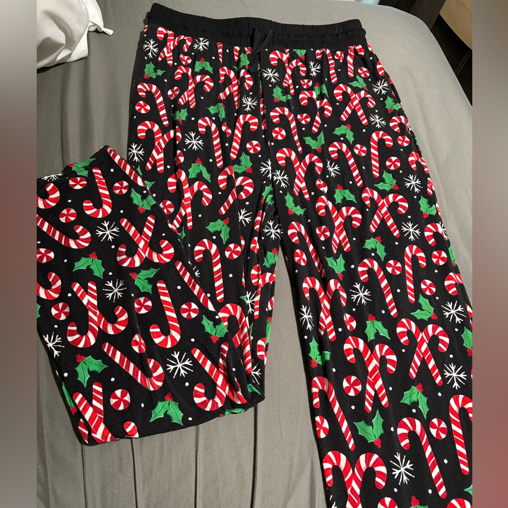 Little Sleepies Merry Mints Candy Cane Pajama Pants